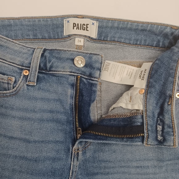 Paige Denim Jax Cut Off Short In Mel Destroyed Hem - Picture 8 of 13